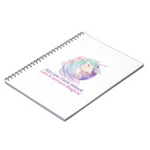 ユニ後を追コーンの魔法のような夢 ノートブック (左側)
