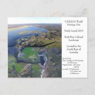 ユネスコ世界伝統サイトBudj Bim ポストカード