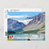ユネスコ世界遺産 - バンフ国立公園 ポストカード (正面/裏面)