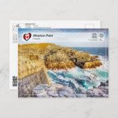 ユネスコ世界遺産 - ミステイケン・ポイント ポストカード (正面/裏面)