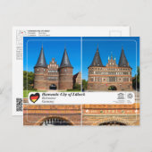 ユネスコ世界遺産 - ルーベックのハンザ同盟都市 - ホルステントア ポストカード (正面/裏面)