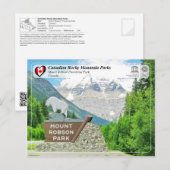 ユネスコ世界遺産 - ロブソン山州立公園 ポストカード (正面/裏面)