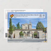 ユネスコ – アビラ実在 – 修道院デサントトマス ポストカード (正面/裏面)