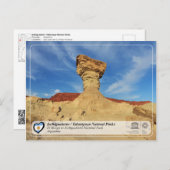 ユネスコ – イシグアラスト/タランパヤ自然公園 ポストカード (正面/裏面)