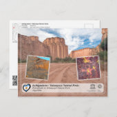 ユネスコ – イシグアラスト/タランパヤ自然公園 ポストカード (正面/裏面)