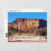 ユネスコ – イシグアラスト/タランパヤ自然公園 ポストカード (正面/裏面)