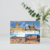 ユネスコ – イシグアラスト/タランパヤ自然公園 ポストカード (スタンド正面)