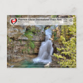 ユネスコ – ウォータートングレイシャ国際的ピースパーク ポストカード (正面)