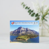 ユネスコ – ウォータートングレイシャ国際的ピースパーク ポストカード (スタンド正面)