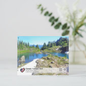 ユネスコ – オリンピック国立公園 – オリンピック山脈 ポストカード (スタンド正面)