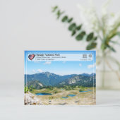 ユネスコ - オリンピック国立公園 - セブンレイクス盆地 ポストカード (スタンド正面)