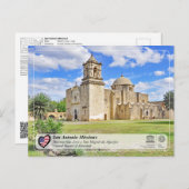 ユネスコ – サンアントニオ – ミッション・サンホセ ポストカード (正面/裏面)