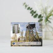 ユネスコ – シュトゥーブ測地円弧 – PUOLAKKA Oravivuori ポストカード (スタンド正面)