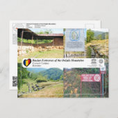 ユネスコ – ダシアン要塞 – コスティ – セタトゥエ ポストカード (正面/裏面)