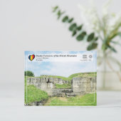 ユネスコ – ダシアン要塞 – コスティ – ブリダル ポストカード (スタンド正面)