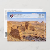 ユネスコ – チャコカルチャー国立歴史公園ポー ポストカード (正面/裏面)