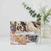 ユネスコ – ラス・モネダス洞窟/キュエバ・デ・ラス・モネダス ポストカード (スタンド正面)