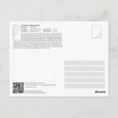 ユネスコ – ロスカレリーズ国立公園 ポストカード (裏面)