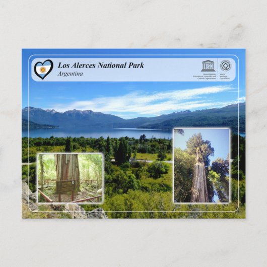 ユネスコ – ロスカレリーズ国立公園 ポストカード (正面)