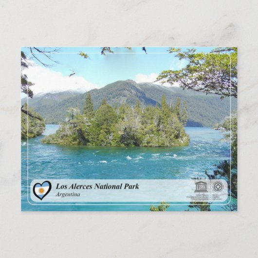ユネスコ – ロスカレリーズ国立公園 ポストカード (正面)