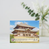 ユネスコ – 古奈良のモニュメント – 唐大寺 ポストカード (スタンド正面)