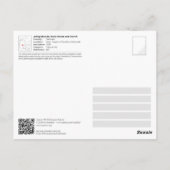 ユネスコ – 叫び塚、ルーン石と教会 ポストカード (裏面)