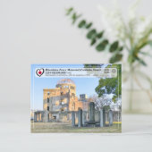 ユネスコ - 広島平和記念館 (原爆ドーム) ポストカード (スタンド正面)