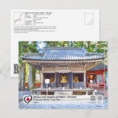 ユネスコ – 日光の神社仏閣 – 二良山 ポストカード (正面/裏面)