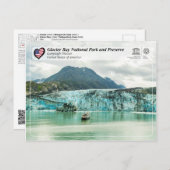 ユネスコ – 氷河ベイNP – ランプルー氷河 ポストカード (正面/裏面)