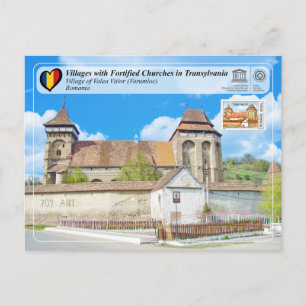 ユネスコ – Village of Valea Viloer (Stamp Edition) P ポストカード