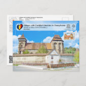 ユネスコ – Village of Valea Viloer (Stamp Edition) P ポストカード (正面/裏面)