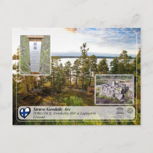 ユネスコStruve Geodetic Arc - PORLOM II Tornikallio ポストカード