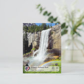 ユネスコWHSヨセミテNP – バーナル秋 ポストカード (スタンド正面)