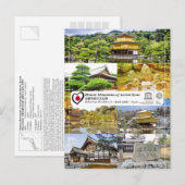 ユネスコWHS古都京都鹿苑寺鹿苑寺 ポストカード (正面/裏面)