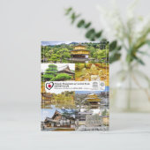 ユネスコWHS古都京都鹿苑寺鹿苑寺 ポストカード (スタンド正面)