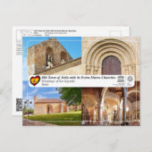 ユネスコWHS – アビラ – サンセグンドのエルミタージュ ポストカード (正面/裏面)