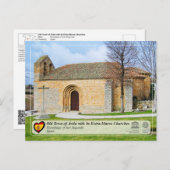 ユネスコWHS – アビラ – サンセグンドのエルミタージュ ポストカード (正面/裏面)