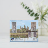 ユネスコWHS – アンコール – アンコールワット ポストカード (スタンド正面)