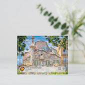 ユネスコWHS – アントニガウディ – カーサバットロ ポストカード (スタンド正面)