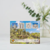 ユネスコWHS – アントニガウディ – パークグエル ポストカード (スタンド正面)