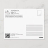 ユネスコWHS – ウッドバッファロー国立公園 ポストカード (裏面)