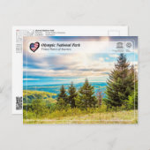 ユネスコWHS – オリンピック国立公園 ポストカード (正面/裏面)