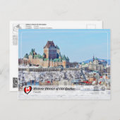 ユネスコWHS – オールドケベックの歴史地区 ポストカード (正面/裏面)