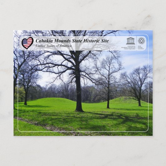 ユネスコWHS – カホキア州史跡 ポストカード (正面)