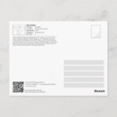 ユネスコWHS – キト市 ポストカード (裏面)