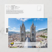 ユネスコWHS – キト市 ポストカード (正面/裏面)