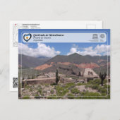 ユネスコWHS – クイブラダデフマハカ ポストカード (正面/裏面)