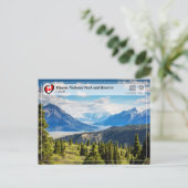 ユネスコWHS – クラーネ国立公園と保護区 ポストカード (スタンド正面)