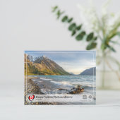 ユネスコWHS – クラーネ国立公園と保護区 ポストカード (スタンド正面)