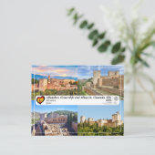 ユネスコWHS – グラナダ，アルハンブラ ポストカード (スタンド正面)